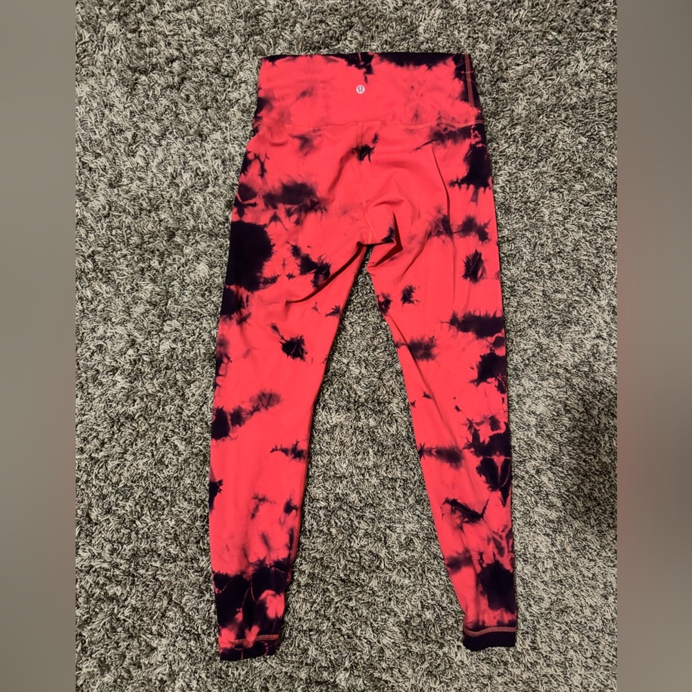 lululemon athletica Red and Black Leggings - Picture 3 of 6